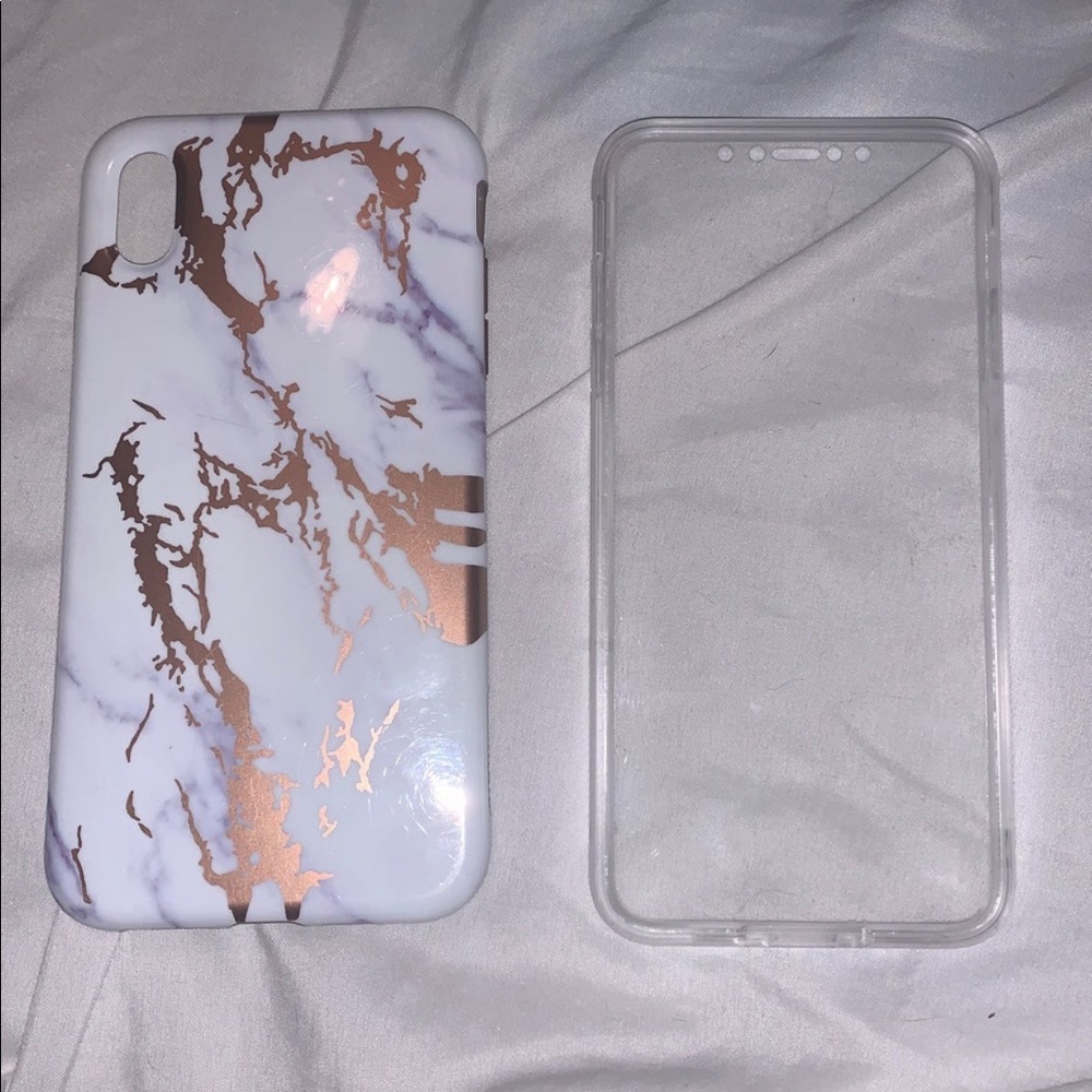 iPhone XS Max Marble print case
